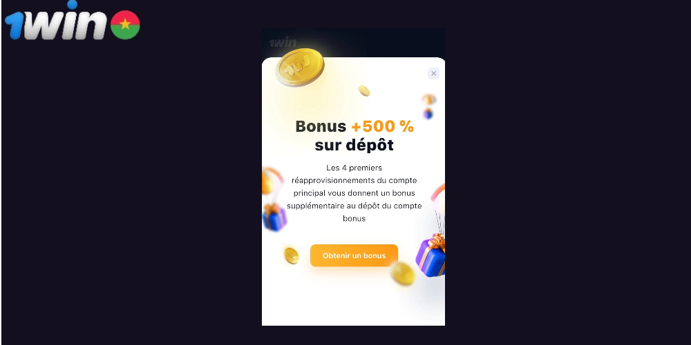Profitez de l'offre de bienvenue 1win: jusqu'à 500 % de bonus
